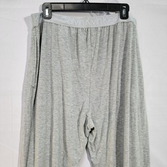 Calvin Klein Gray Heather Embossed Icon Lounge Sleep Pants Women's Size XL - Picture 7 of 10